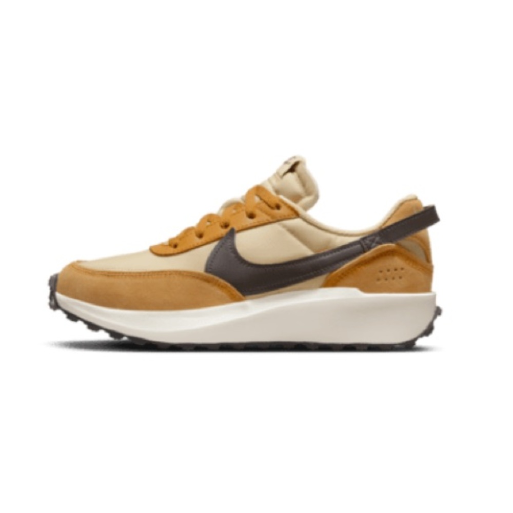 Nike Women's Beige Tan Brown Trail-Style Athletic Sneakers